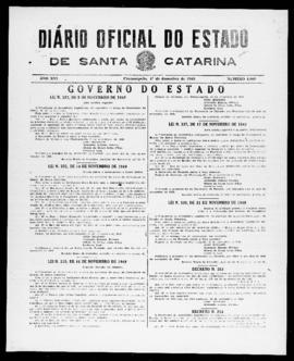 Diário Oficial do Estado de Santa Catarina. Ano 16. N° 4069 de 01/12/1949