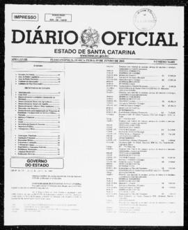 Diário Oficial do Estado de Santa Catarina. Ano 68. N° 16683 de 19/06/2001