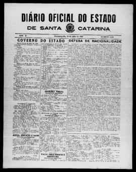 Diário Oficial do Estado de Santa Catarina. Ano 10. N° 2552 de 30/07/1943