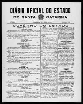 Diário Oficial do Estado de Santa Catarina. Ano 12. N° 3009 de 26/06/1945