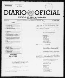 Diário Oficial do Estado de Santa Catarina. Ano 68. N° 16687 de 25/06/2001