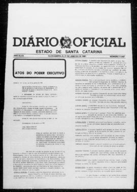Diário Oficial do Estado de Santa Catarina. Ano 47. N° 11647 de 21/01/1981