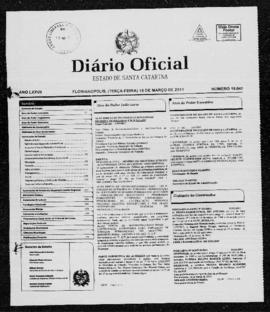 Diário Oficial do Estado de Santa Catarina. Ano 76. N° 19047 de 15/03/2011