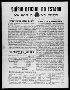 Diário Oficial do Estado de Santa Catarina. Ano 10. N° 2530 de 30/06/1943
