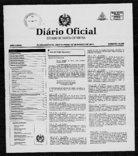 Diário Oficial do Estado de Santa Catarina. Ano 76. N° 19050 de 18/03/2011