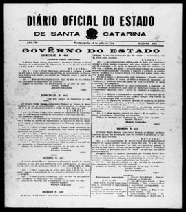 Diário Oficial do Estado de Santa Catarina. Ano 7. N° 1806 de 16/07/1940