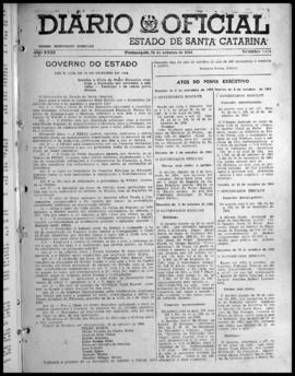 Diário Oficial do Estado de Santa Catarina. Ano 31. N° 7674 de 24/10/1964