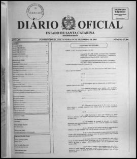 Diário Oficial do Estado de Santa Catarina. Ano 70. N° 17304 de 19/12/2003
