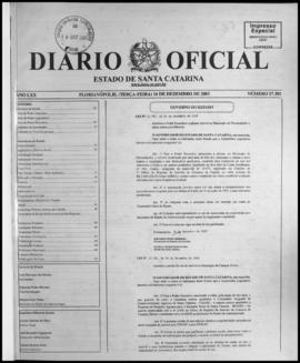 Diário Oficial do Estado de Santa Catarina. Ano 70. N° 17301 de 16/12/2003