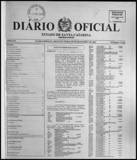 Diário Oficial do Estado de Santa Catarina. Ano 70. N° 17295 de 08/12/2003