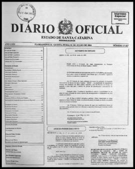 Diário Oficial do Estado de Santa Catarina. Ano 71. N° 17427 de 01/07/2004