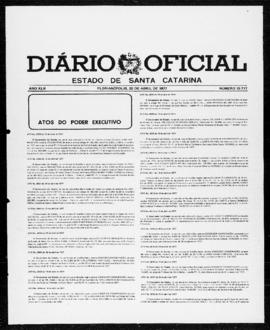Diário Oficial do Estado de Santa Catarina. Ano 42. N° 10717 de 20/04/1977