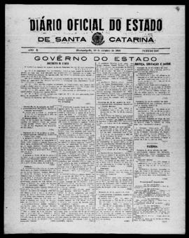Diário Oficial do Estado de Santa Catarina. Ano 10. N° 2607 de 20/10/1943