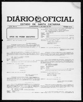 Diário Oficial do Estado de Santa Catarina. Ano 42. N° 10714 de 15/04/1977