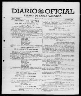 Diário Oficial do Estado de Santa Catarina. Ano 29. N° 7038 de 27/04/1962