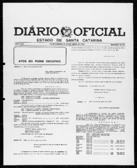 Diário Oficial do Estado de Santa Catarina. Ano 42. N° 10721 de 27/04/1977