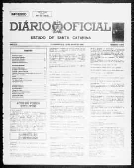 Diário Oficial do Estado de Santa Catarina. Ano 61. N° 14978 de 18/07/1994