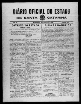Diário Oficial do Estado de Santa Catarina. Ano 10. N° 2624 de 19/11/1943
