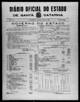 Diário Oficial do Estado de Santa Catarina. Ano 10. N° 2625 de 20/11/1943