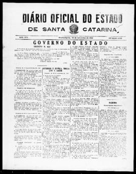 Diário Oficial do Estado de Santa Catarina. Ano 16. N° 4066 de 28/11/1949