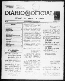 Diário Oficial do Estado de Santa Catarina. Ano 61. N° 14957 de 17/06/1994